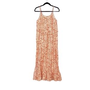 Cynthia Rowley Linen Maxi Dress with pockets size small